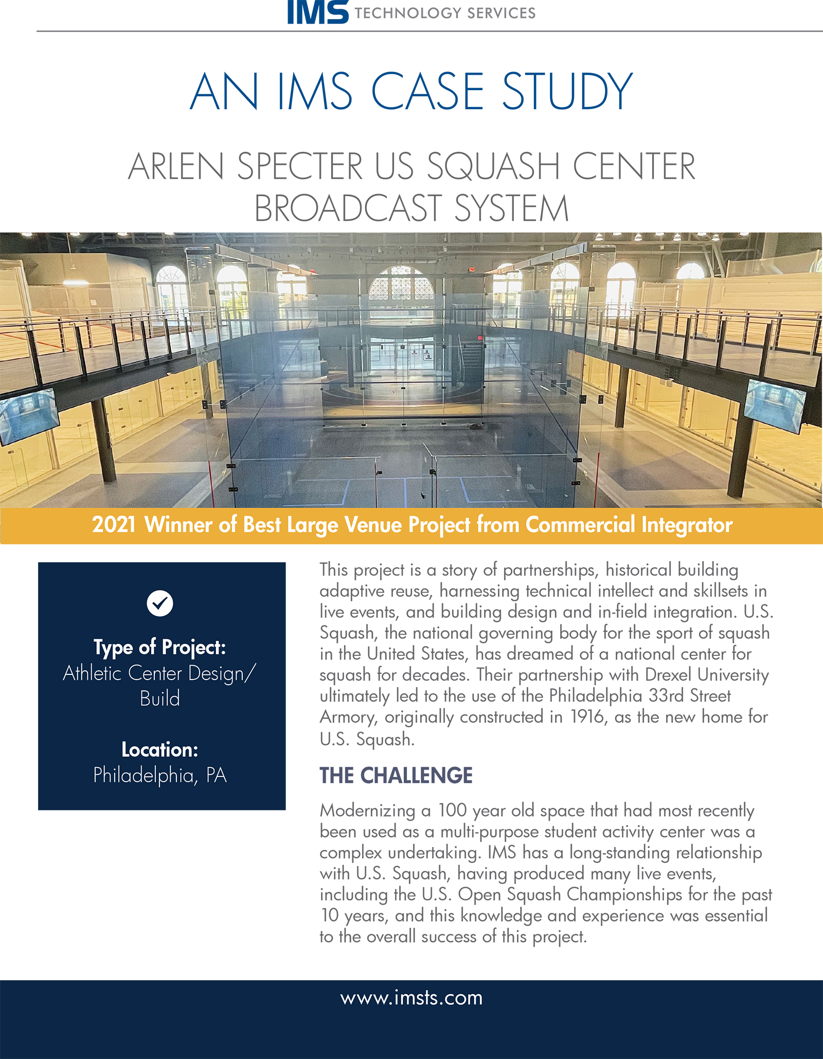Arena AV and systems integration