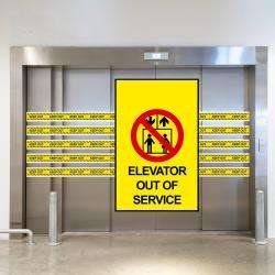 What happens when the freight elevator is unavailable for load-in?