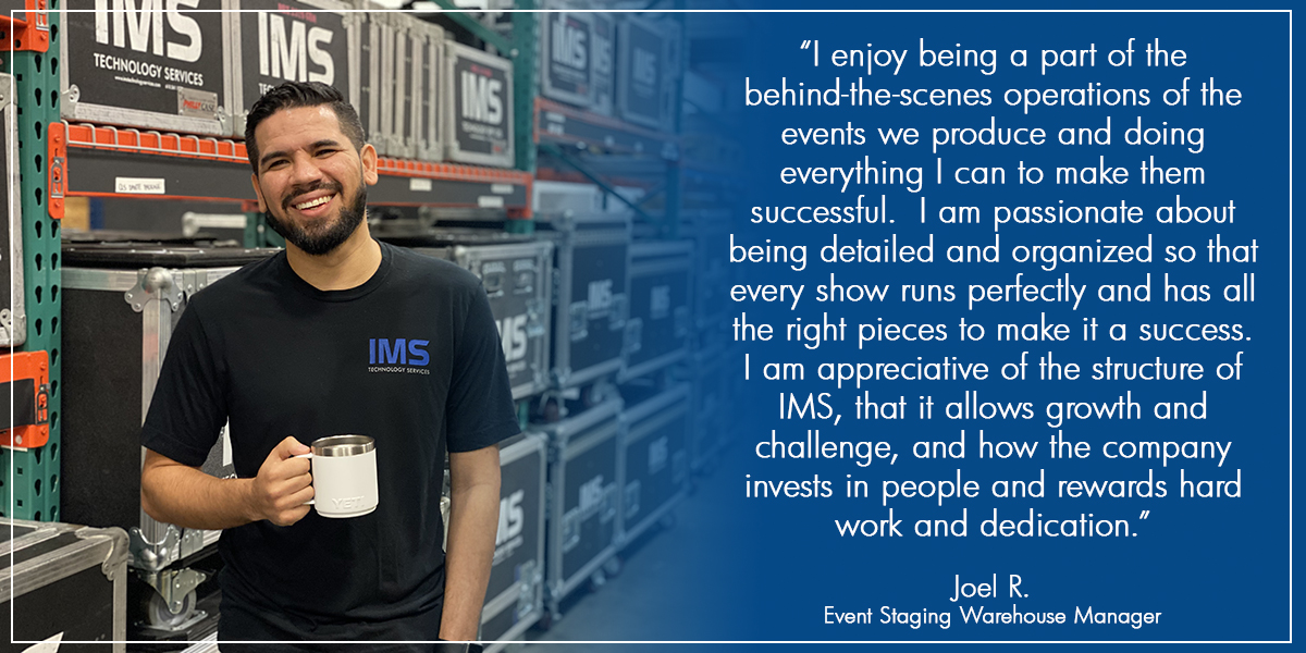 Working at IMS - Joel